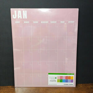 Dry Erase Wall Calendar With 12 Individual Sheets (12×15) For Each Month New